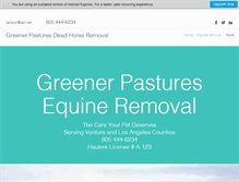 Tablet Screenshot of greenerpasturesca.com